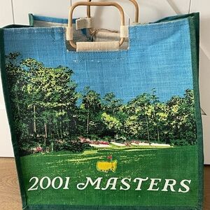 2001 Masters Golf Tote Bag